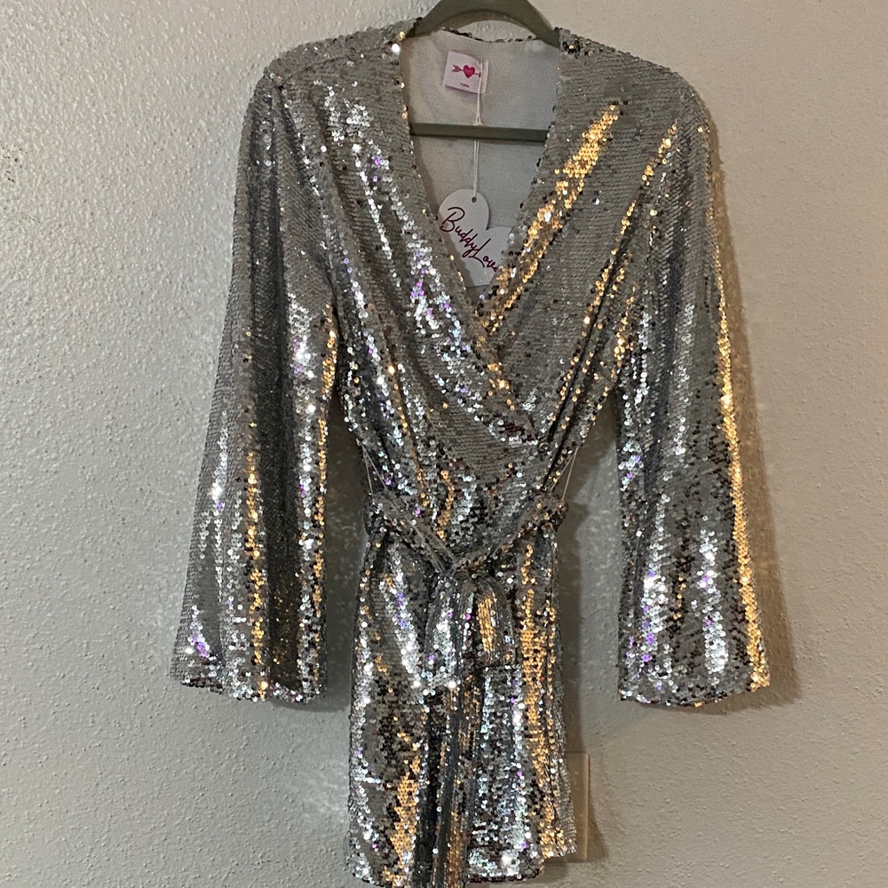 Buddy Love sequin mini NWT
